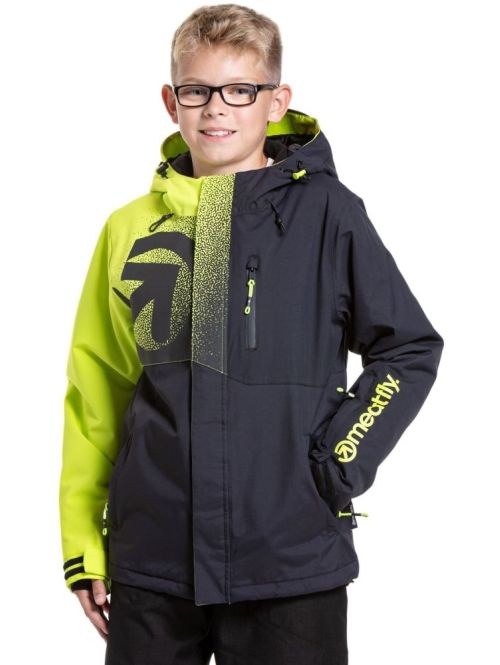 Dětská bunda Meatfly Bangito Acid Lime/Black