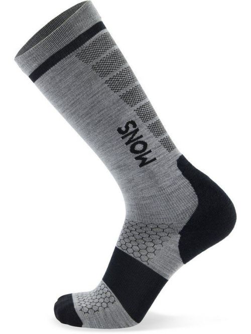 Merino podkolenky Pro Lite grey marl