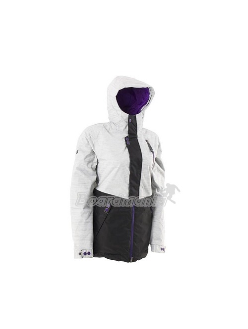 Dámská bunda Nugget Lilien black/ heather white