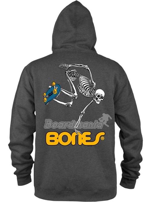 Pánská mikina Powell-Peralta Skateboard Skeleton charcoal