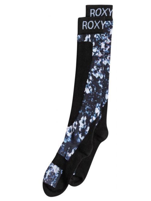 Podkolenky Roxy Paloma true black black flowers