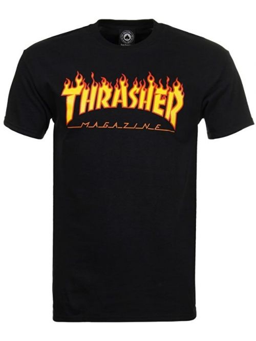 Tričko Thrasher Flame Logo black