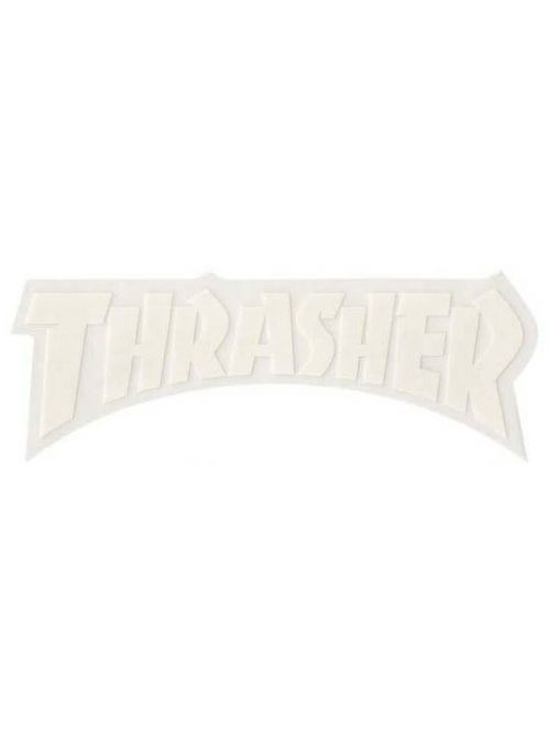 Samolepka Thrasher Die Cut white