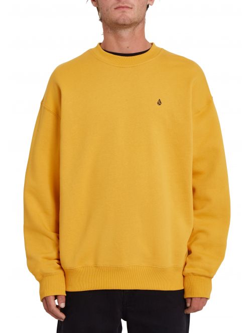 Mikina Volcom Erith Crew vintage gold