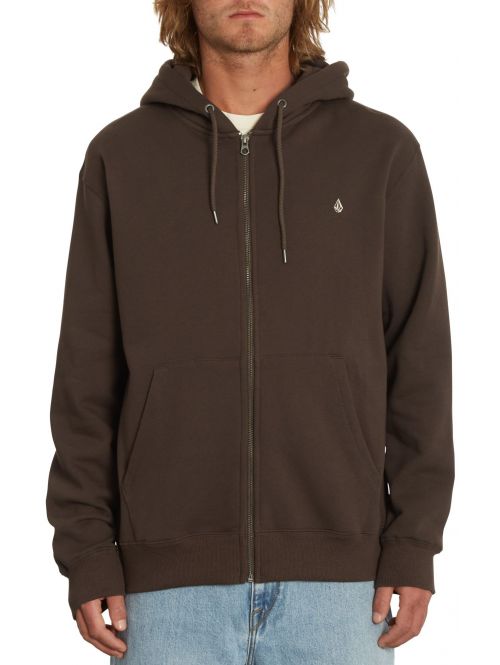 Mikina Volcom Sngl Stn Zip dark brown