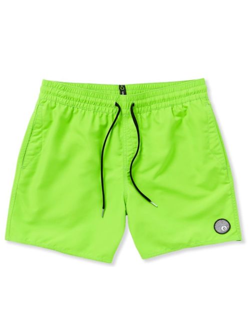 Plavky Volcom Lido Solid Trunk 16 Electric Green